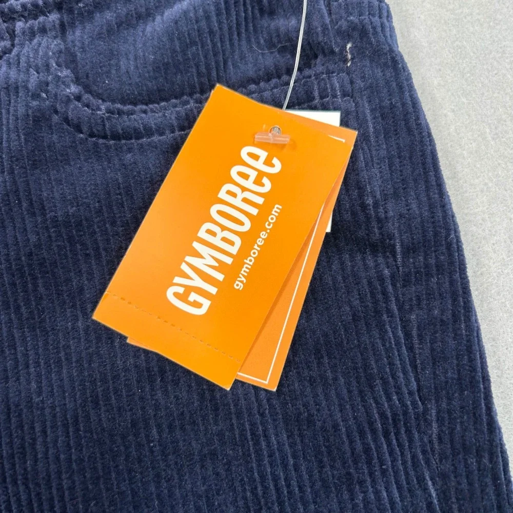 Gymboree Boys Corduroy Pants Navy‎ Blue Size 8 Tidal Stretch Cotton 3043082 NWT